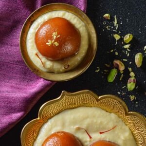 Gulab Jamun with Rabri [1pc]
